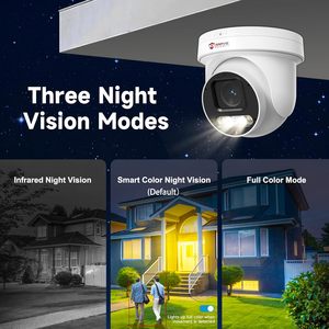 Caméra PTZ <span class=keywords><strong>Anpviz</strong></span> 4K PoE avec zoom optique 5X, panoramique 280° °   Inclinaison 90° °   Caméra de sécurité IP, détection de personnes et de véhicules, alarme sonore, communication bidirectionnelle - Product Image 4