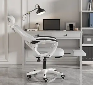 Mesh conference meeting room task computer boss executive office sedia ergonomica con poggiapiedi