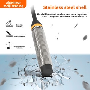 Akusense TBLF12-04NO NPN Cảm biến tiệm cận cảm ứng 5V ip69 thép không gỉ cho môi trường khắc nghiệt tự động hóa công nghiệp - Product Image 3