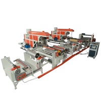 VENTE FLASH Machine à laminer automatique à 3 couches pour papier kraft/carton blanc, film, feuille, machine à pochettes, gobelet en papier, bol, revêtement