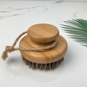 Spazzola Esfoliante Premium in Bambù, Scrubber per Dry Brushing con Setole Naturali per il <span class=keywords><strong>Trattamento</strong></span> della Cellulite e una Pelle Luminosa - Product Image 5