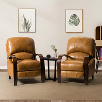 Fauteuil inclinable ergonomique avec coussin moelleux et support dorsal en cuir véritable, idéal pour usage hospitalier, moins de 300 $