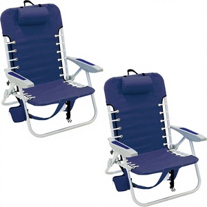 Chaise de plage portable en tissu Oxford, légère, pliable, confortable, couleur personnalisable, vente directe d'usine - Product Image 4