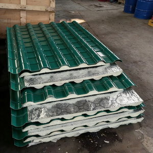 カスタムサイズのモダンデザイン、環境に優しい断熱ロックウールサンドイッチパネル（倉庫、グローバル建設プロジェクト向け） - Product Image 5