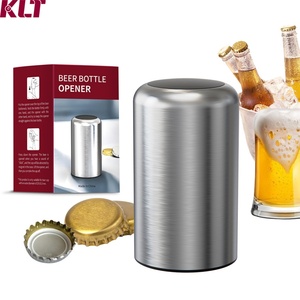 Ouvre-bouteille de bière automatique en métal, ouvre-bouteille de bière manuel miniature portable, ouvre-bouteille de bière en acier inoxydable - Product Image 1