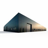 Edificio Industrial Prefabricado de Estructura Metálica de Acero, Taller de Estructura de Acero, Almacén, Edificio de Almacenamiento en Frío, Uso Industrial