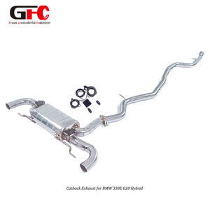 El GFC es adecuado para el Catback híbrido de alta calidad 2023 <span class=keywords><strong>BMW</strong></span> <span class=keywords><strong>330e</strong></span> 2,0 T G20 B48 con silenciador de sistema de escape de válvula - Product Image 6