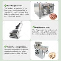 Chaîne de production industrielle de machines de broyage et de traitement pour la fabrication de beurre de karité, de cacao, d'amandes et de noix
