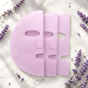 Fabricante OEM de Mascarillas Faciales Y580, Mascarilla de Gel Refrescante con Fibra de Lavanda Morada Modificada por Plantas para el Cuidado de la Belleza - Product Image 2