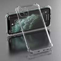 Coins renforcés transparents anti-chocs TPU transparent Anti jaune pour coques de téléphone samsung pour IPhone 15 14 plus 11 12 13 Pro Max