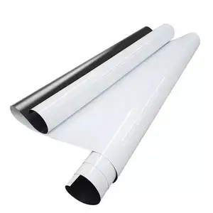 Customized Magnetic Dry Erasable White Board Roll With Self Adhesive Mounting Back Magnetic Whiteboard Film For School