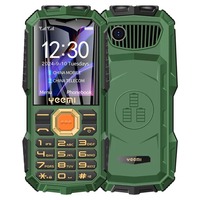 Teléfono Móvil Resistente Q7 GSM 2G con Batería Grande, Doble Linterna, Pantalla HD de 1.77 Pulgadas, Doble SIM, Botones Grandes, Teléfono Celular Económico para Personas Mayores