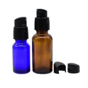 Empty 5 ml 10 ml 15 ml 20 ml 30 ml 50 ml 100 ml Essential Oil Bottle Lotion Cosmetic Packaging Glass Bottle with Pump Cap