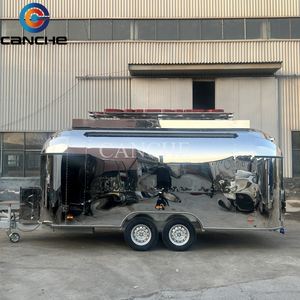 Remolques de Comida Rápida Móviles para Café, Helados, Pizza, Totalmente Equipados, de Acero Inoxidable, Multifuncionales, para Hot Dogs - Product Image 1