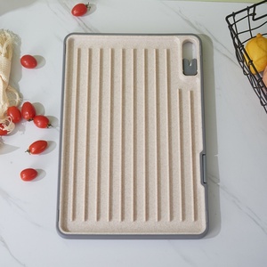 Multi-function Standing Chopping Board Built-in Sharpener Corner Grinding Function Juice Groove <b>Plastic</b> Cutting Board - Product Image 2