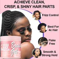Luxfume Gel Coiffant Tresses et Locs Grande Taille 500 ml – Fixation Extra Forte, Formule Anti-Écaillage pour Extensions Capillaires et Tresses Box Braids