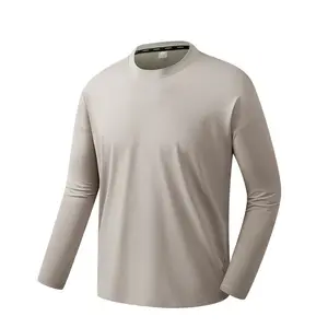 2024 Long Sleeve Shirts Gym Wear For Running Pour Hommes Quick Dry Breathable Dryfit Shirts Sports Shirts For Men