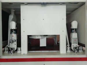 Machine d'ébavurage de tôle 1350mm Satine d'arrondi de bord en acier inoxydable en aluminium avec composants de noyau de moteur et de pompe - Product Image 3