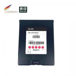 Cartouche d'encre compatible pour Memjet QuickLabel QL-240, pour imprimante d'étiquettes <span class=keywords><strong>AstroNova</strong></span> QL240 CMYKK 250ML avec puce intelligente - Product Image 2