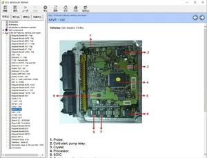ECUS Pinout e-book Software di riparazione Immo Location multimetri Transistor eprom RAM PAL Decoder - Product Image 2