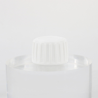 Bouteille en plastique PET marron, forme Boston, bouchon à vis, pour usage chimique, conteneur de 250 ml, 500 ml, 1000 ml avec couvercle résistant aux enfants