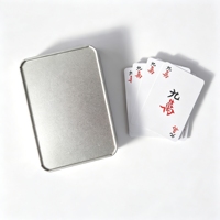 Kostenloses Design Hochwertige Maßgefertigte Bedruckte Poker-Spielkarten Glatte Langlebige Hochwertige Amerikanische Mahjong-Spielkarten