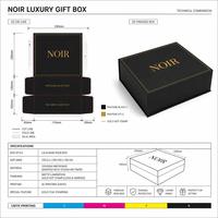 Boîte cadeau de parfum de luxe personnalisée, noire mate, avec fermeture magnétique, en carton rigide, avec logo en feuille d'or et insert en EVA