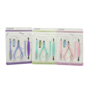 Commercio all'ingrosso professionale per unghie salone di bellezza a bassa quantità di personalizzazione Private Label Nail tool <span class=keywords><strong>Set</strong></span> per <span class=keywords><strong>Manicure</strong></span> <span class=keywords><strong>Pedicure</strong></span> - Product Image 1