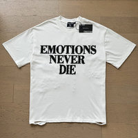 MIXED EMOTION Fashion Vintage Diamond-letter Print Viscose O-Neck Loose Casual Distressed Short-sleeve T-shirt Gaya Instagram