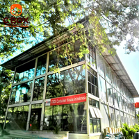 Proyecto de hotel de Casa contenedor prefabricada de 3 pisos de Indonesia diseñado y construido por Cbox