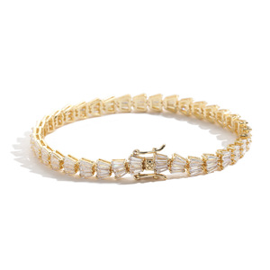 Pulsera de tenis de cobre con circonitas, Pulsera de cobre y circonio estilo Hip Hop, Collar de moda Tanjing Lijing - Product Image 5