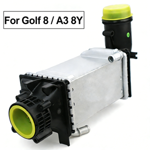 Intercooler Refrigerado por Agua 04E145785P 04E145785S para <span class=keywords><strong>Golf</strong></span> <span class=keywords><strong>8</strong></span> Audi A3 8Y <span class=keywords><strong>1.5</strong></span> <span class=keywords><strong>TSI</strong></span> EA211 Evo - Tanque PA66-GF35 - Product Image 1