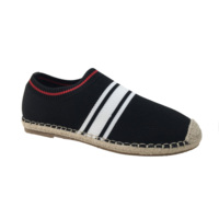 Vente en gros d'espadrilles classiques décontractées à la main pour femmes et dames espadrilles bon marché chaussures plates à plateforme décontractées