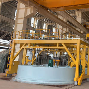 Four industriel de type pit avec 380V, température maximale de 1250°C, bandes de résistance ondulées de 20m et murs de four suspendus - Product Image 5