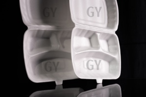 Caja de Comida con Tres Compartimentos, Caja para Desayuno, Contenedores de Espuma para Llevar, Cajas de Espuma de un Solo Uso, Contenedores para Comidas, Contenedores de Espuma para Almuerzo - Product Image 3