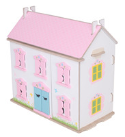 Maison de poupée pour bébés, en bois, classique, pour fille