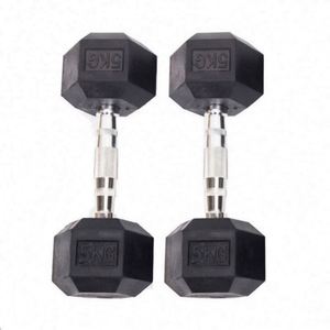 USA MAIRUN Black Iron & Rubber Coated Hexagonal Dumbbells Adjustable <b>Weight</b> 5-115lb Set for <b>Arm</b> Exercise and Home Gym Use - Product Image 1