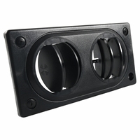 Outlet ganda terintegrasi, pemanas omnidirectional Universal Outlet udara untuk mesin konstruksi modifikasi kendaraan 196*97mm