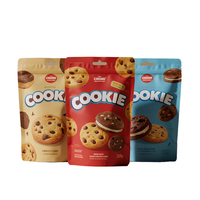 Sachet Doypack Personnalisé de Qualité Alimentaire pour Biscuits, Résistant à l'Humidité, Emballage Recyclable pour Biscuits, Crackers et Gaufrettes