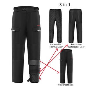 Set di Guanti e Pantaloni da <span class=keywords><strong>Moto</strong></span> Premium Impermeabili in Cordura per Uomo, Protezione per Avventure e Touring - Product Image 4