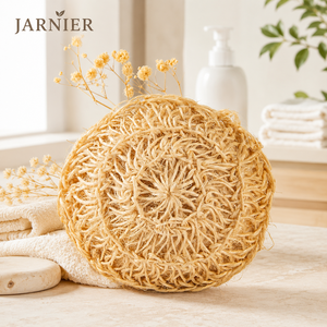 ฟองน้ำขัดผิวจากใยไซซอลธรรมชาติ 100% ยี่ห้อ Jarnier Popular สำหรับอาบน้ำและขัดผิว - Product Image 3