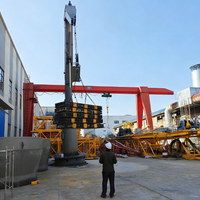 Grue hydraulique articulée compacte pour navires offshore, équipement de levage de pont marin pliable avec certificats de classification complets