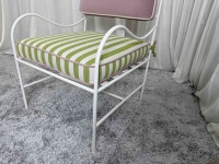 Mobilier d'extérieur Chaise moderne en acier inoxydable Chaise Fauteuil de jardin Chaise de mariage Canapé d'extérieur imperméable
