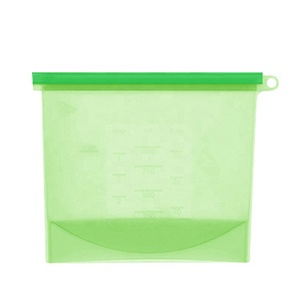 Sacs de conservation alimentaire réutilisables en silicone pour cuisson et congélation, avec fermeture hermétique - Product Image 4
