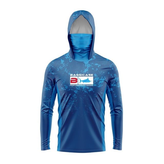 Wholesale Custom Quick Dry Breathable Anti-Bacterial Fishing Wear Long Sleeve UPF 50 UV Protection Hoodie Shirt for Outdoor