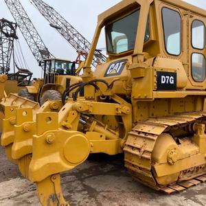 รถปราบดิน D7G หนอนผีเสื้อมือสองเกือบแบรนด์ใหม่เครื่องยนต์คัมมินส์ของแท้นำเข้าและกระปุกเกียร์4.3ม. - Product Image 4