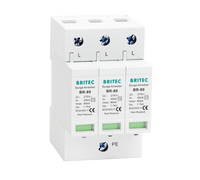 Parafoudre BRITEC BR-80 4P 275V AC Type 2 T2 80kA Dispositif de protection IP20
