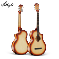 Guitare acoustique professionnelle avec finition mate, 38 pour débutant, vente en gros, service OEM en chine