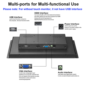 Écran tactile intégré étanche à cadre ouvert Zhixianda 10.1 12 11.6 15.6 21.5 23.8 27 32 pouces TFT, moniteur LCD - Product Image 6