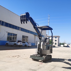 Mini-excavatrice hydraulique 1,2 tonne, godet 0,4 m³, attache rapide, capacité 1200 kg, pompe, moteur, garantie 1 an, usage agricole - Product Image 2